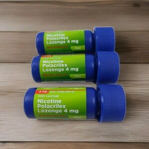 x3 Amazon Nicotine Polacrilex Lozenge 4 mg Mini Lozenge 27 Lozenge Exp. 07/2027